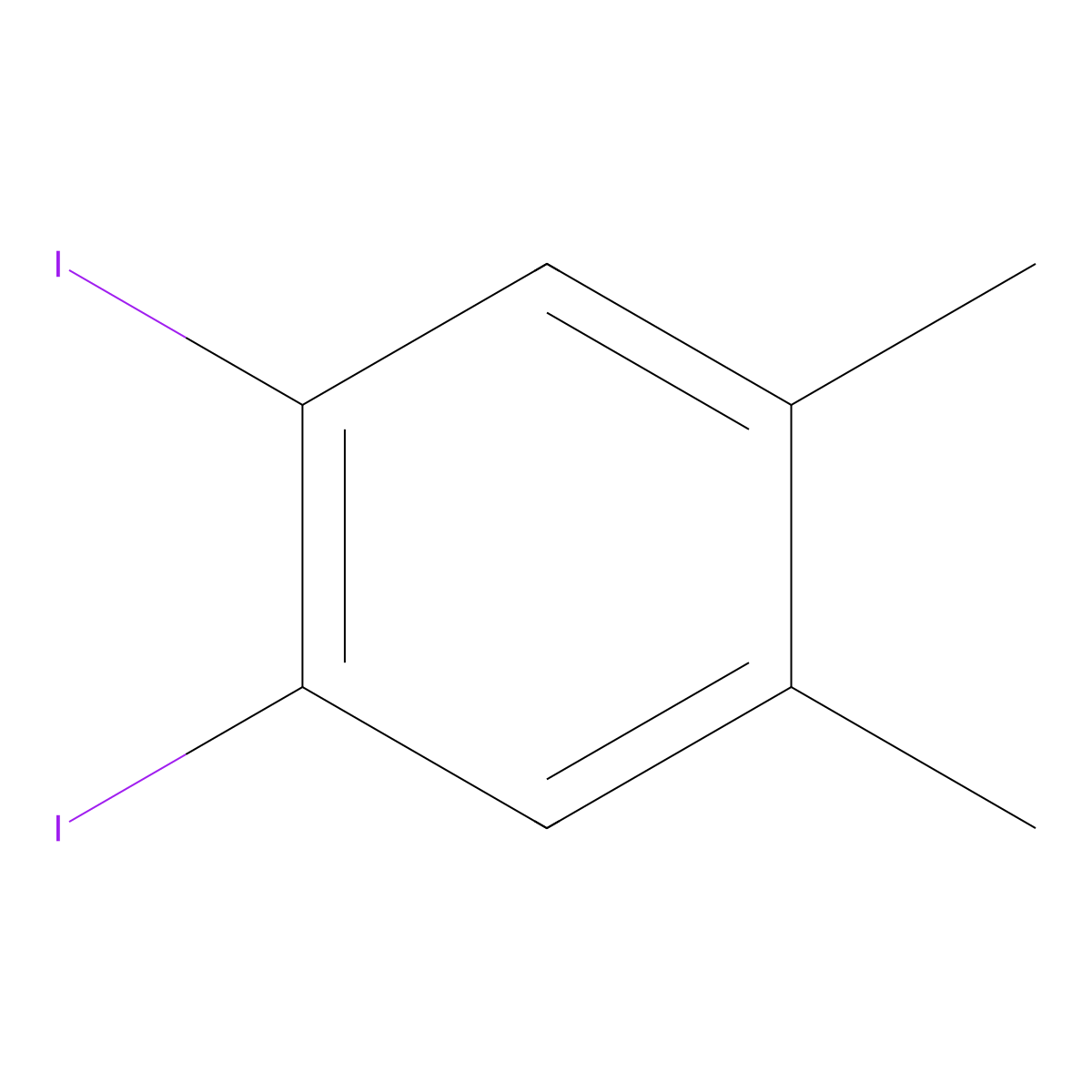 1,2-Diiodo-4,5-dimethyl-benzene molecular structure, CAS 5182-67-2