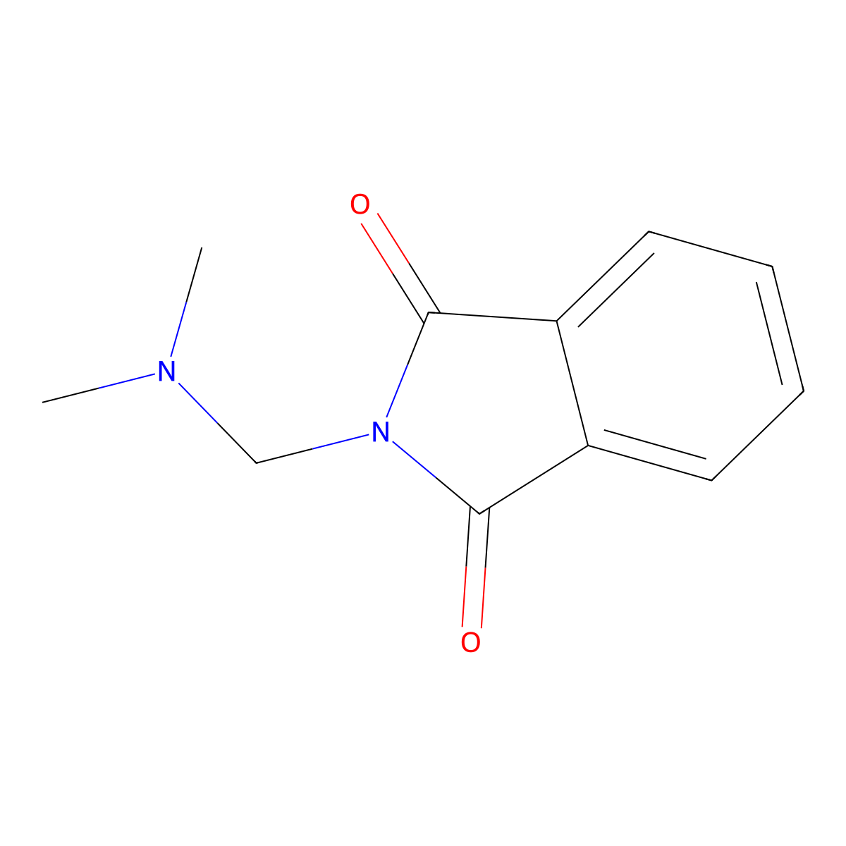 N-(Dimethylaminomethyl)-phthalimide molecular structure, CAS 51822-55-0