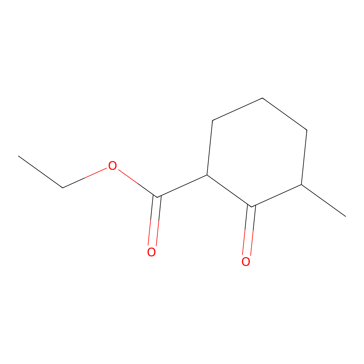 Ethyl 3-methyl-2-oxocyclohexane-1-carboxylate molecular structure, CAS 5183-61-9