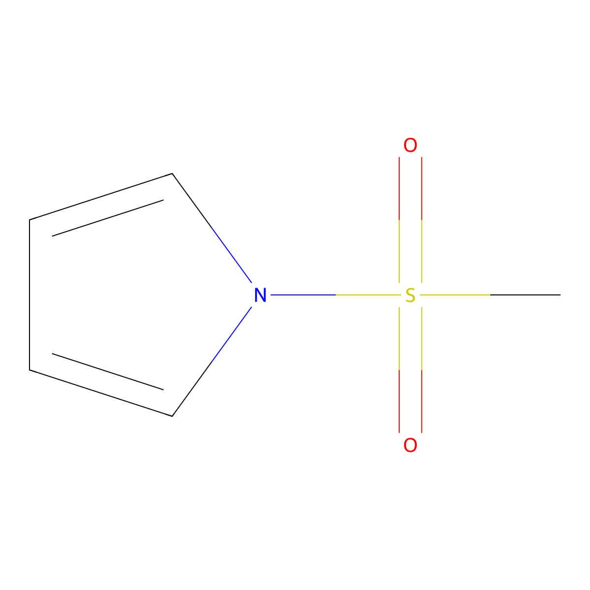 1-(Methanesulfonyl)-1H-pyrrole molecular structure, CAS 51832-28-1