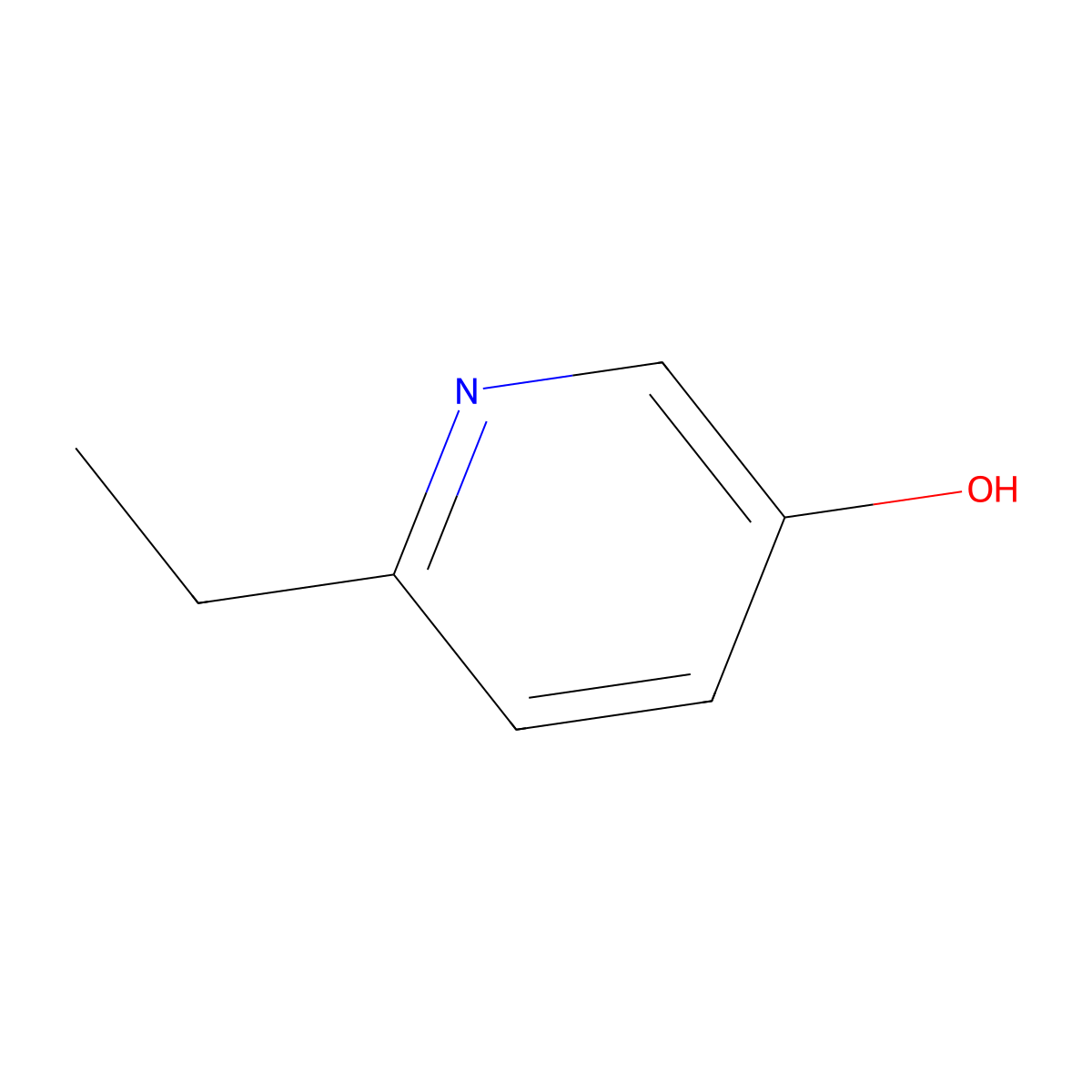 6-Ethylpyridin-3-ol molecular structure, CAS 51834-96-9