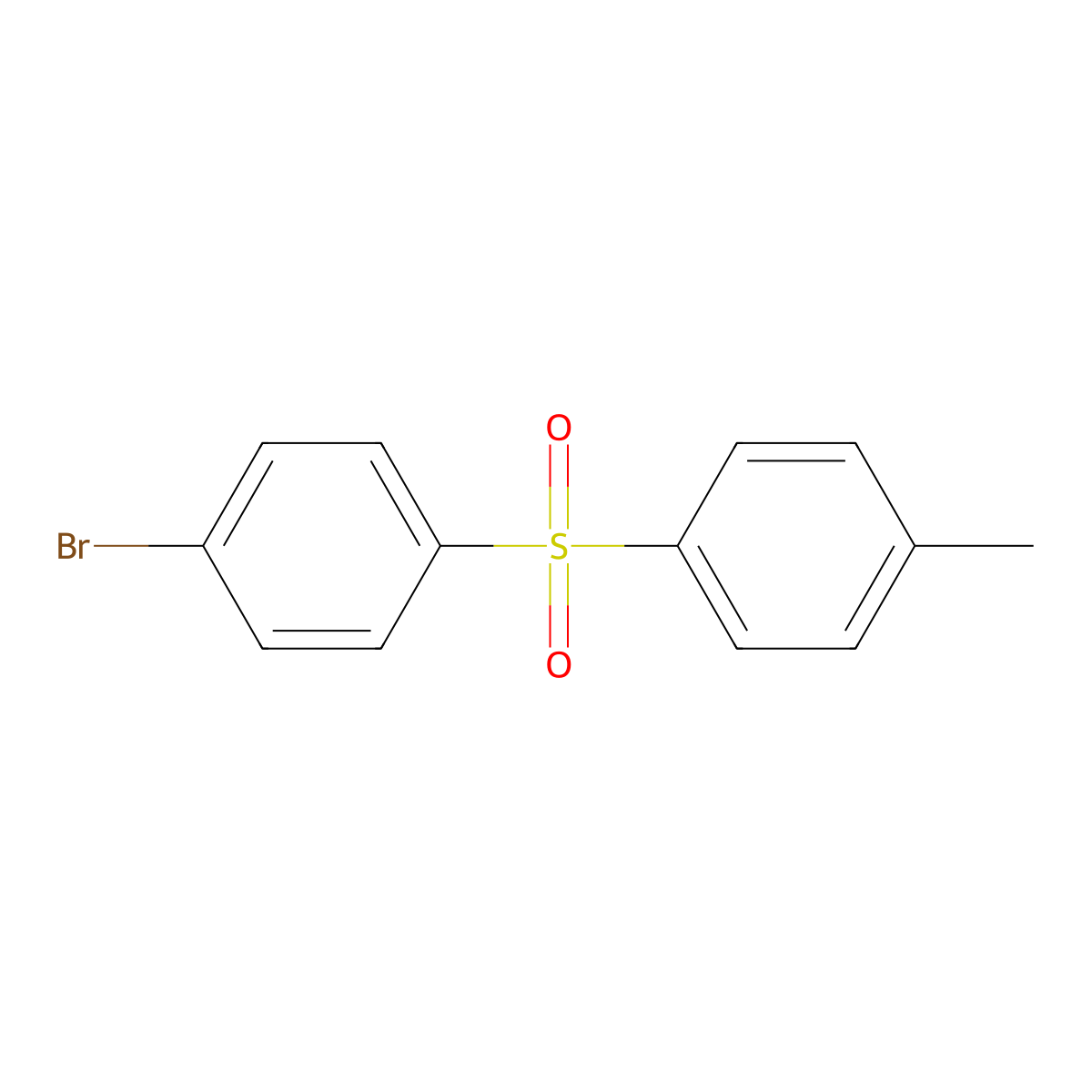 1-Bromo-4-tosylbenzene molecular structure, CAS 5184-70-3