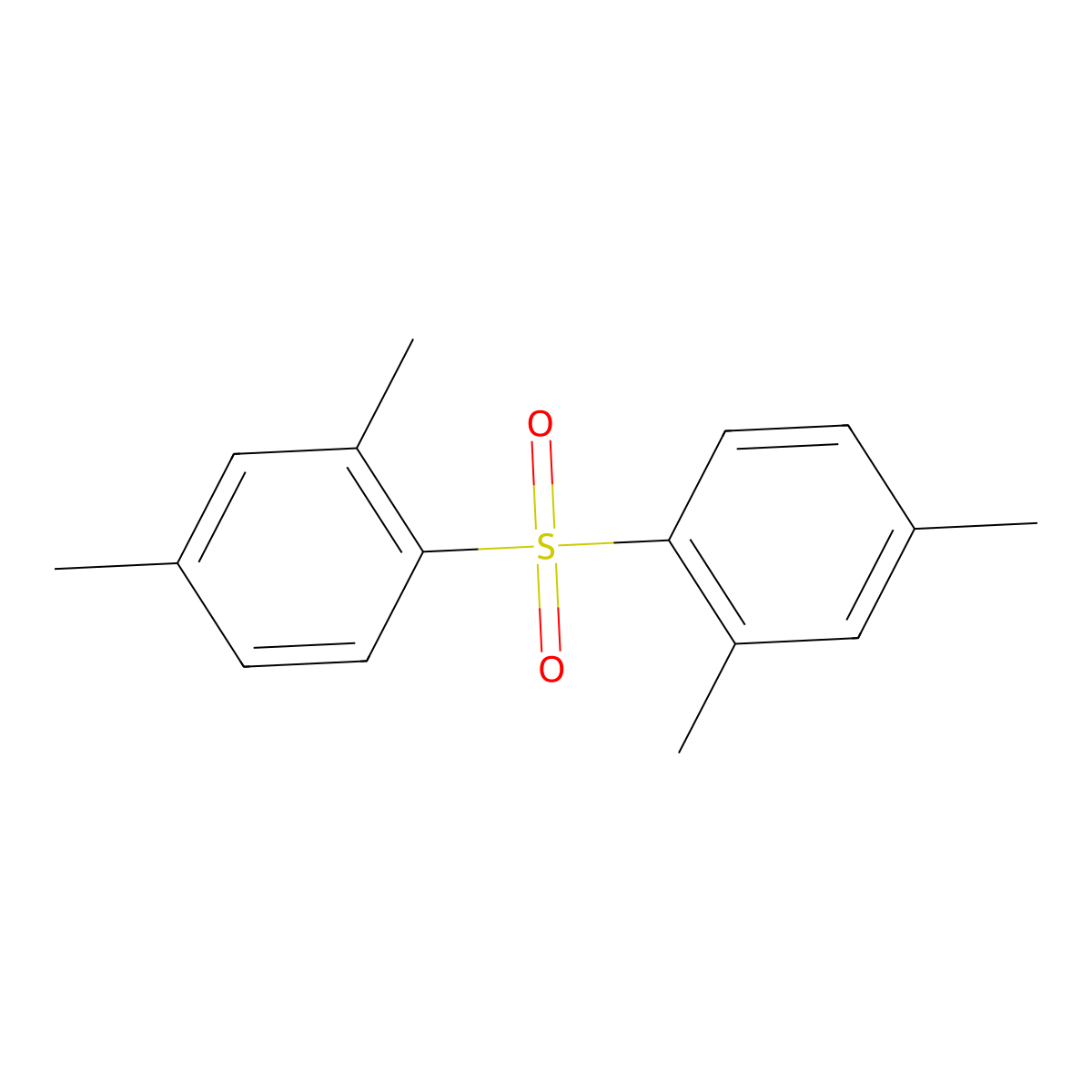Di-2,4-xylyl sulfone molecular structure, CAS 5184-75-8