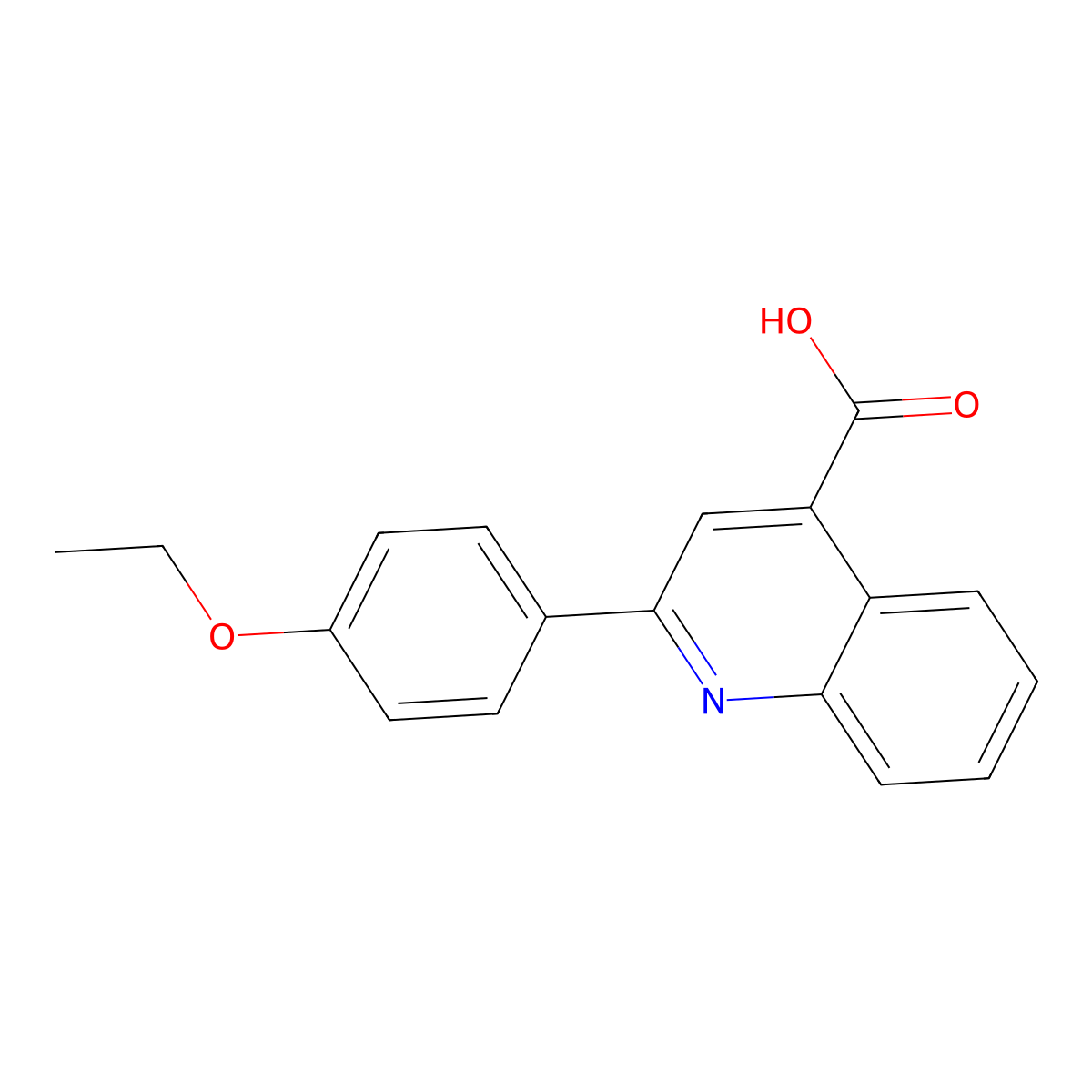 2-(4-Ethoxyphenyl)quinoline-4-carboxylic acid molecular structure, CAS 51842-68-3