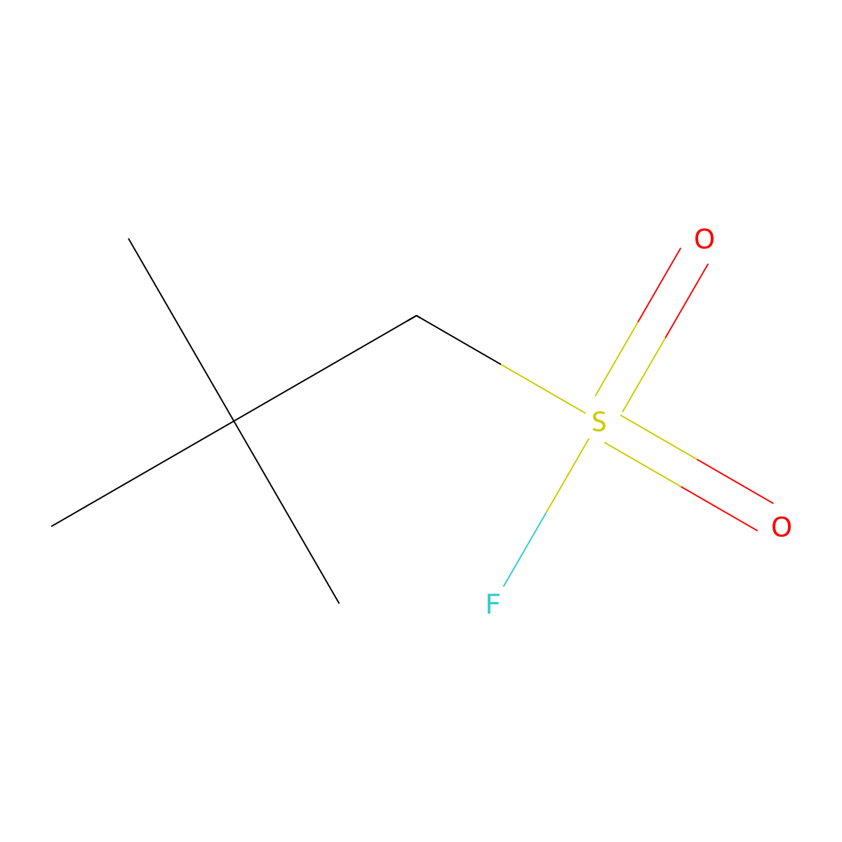 2,2-Dimethylpropane-1-sulfonyl fluoride molecular structure, CAS 51849-05-9