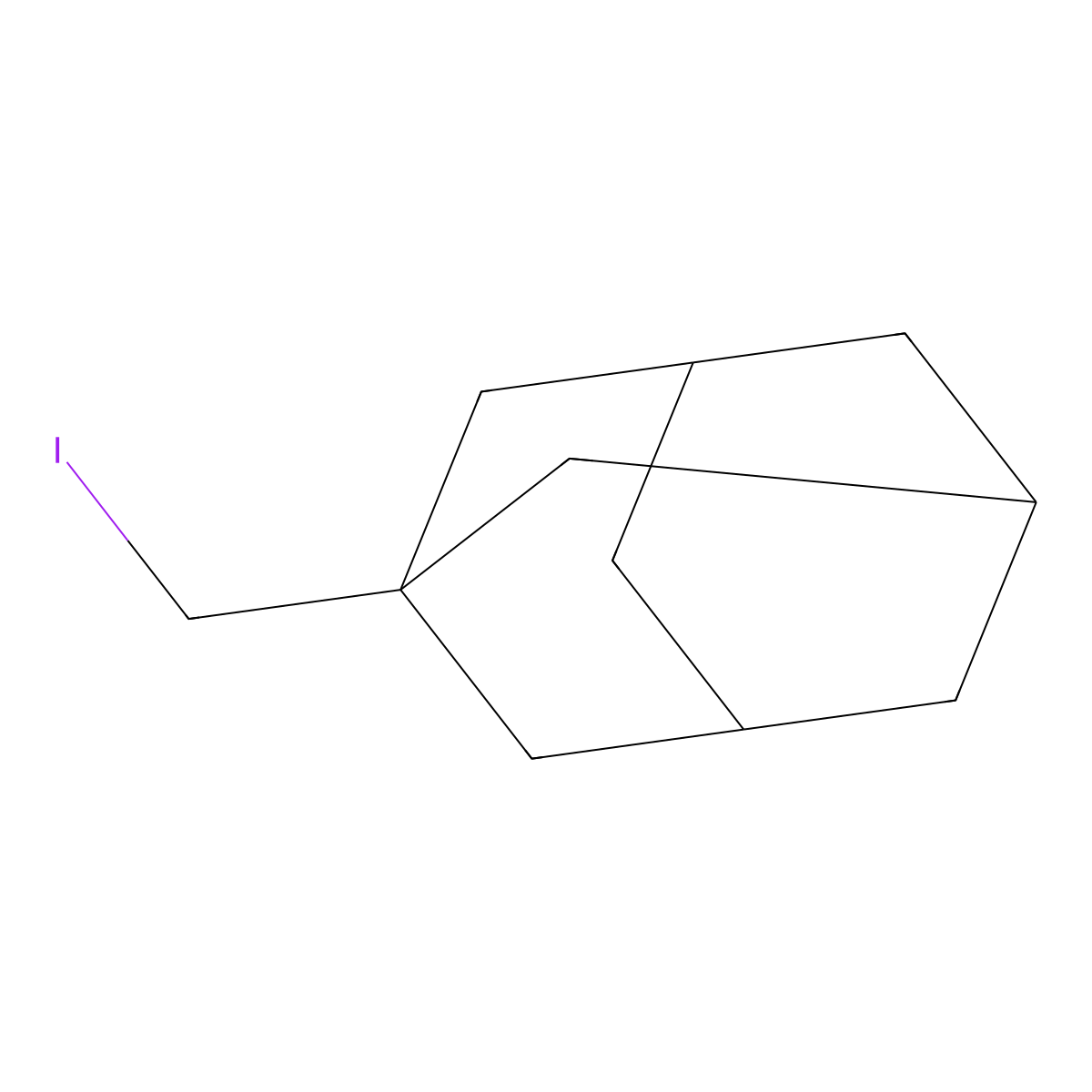 1-(Iodomethyl)adamantane molecular structure, CAS 51849-10-6