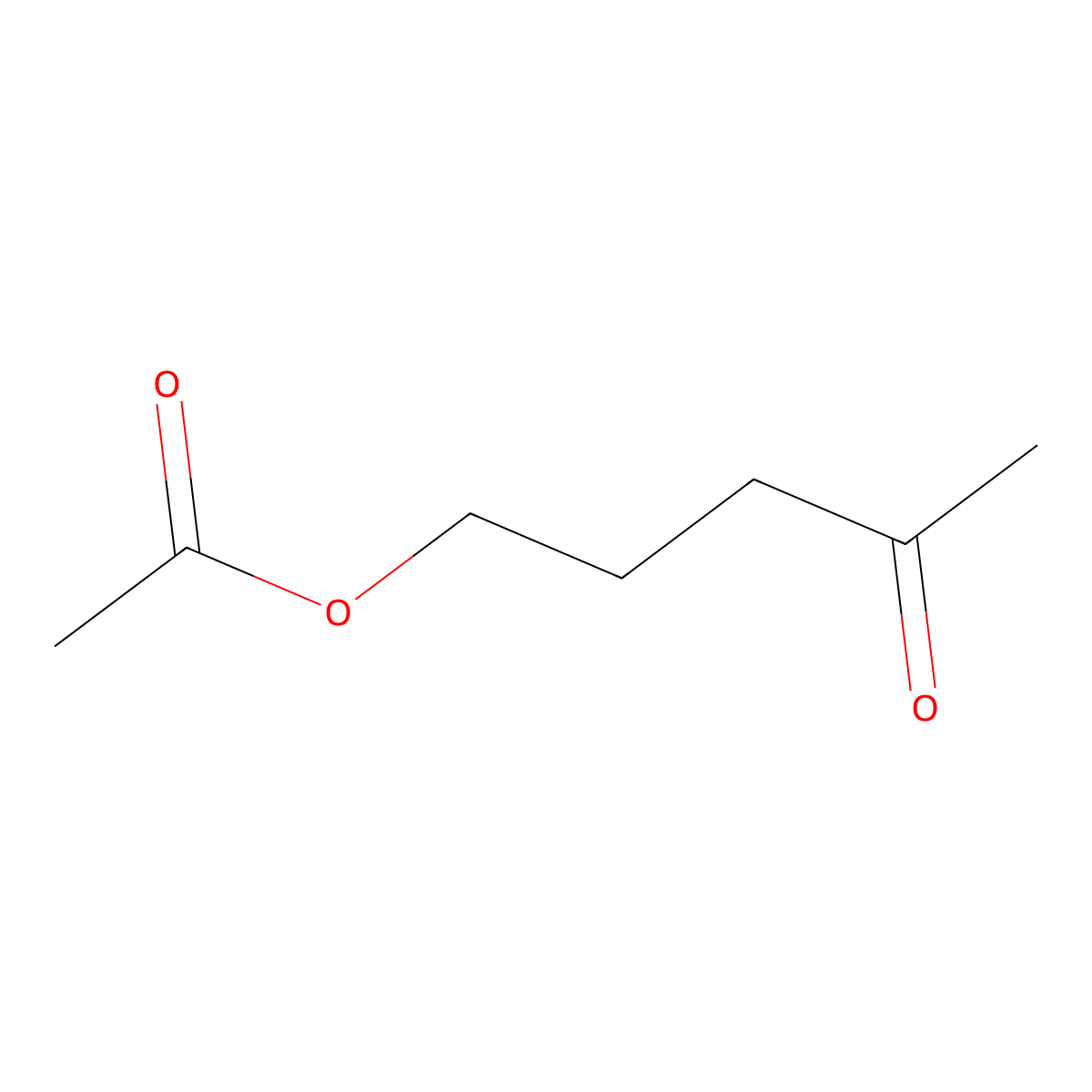 2-Pentanone, 5-(acetyloxy)- molecular structure, CAS 5185-97-7