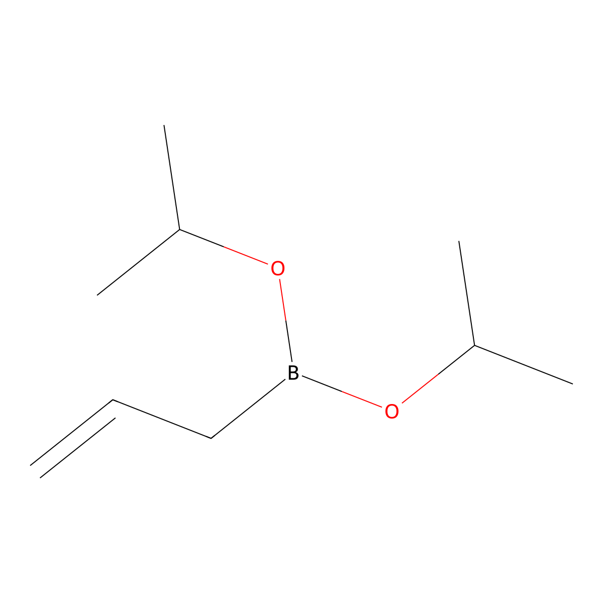 Diisopropyl Allylboronate molecular structure, CAS 51851-79-7