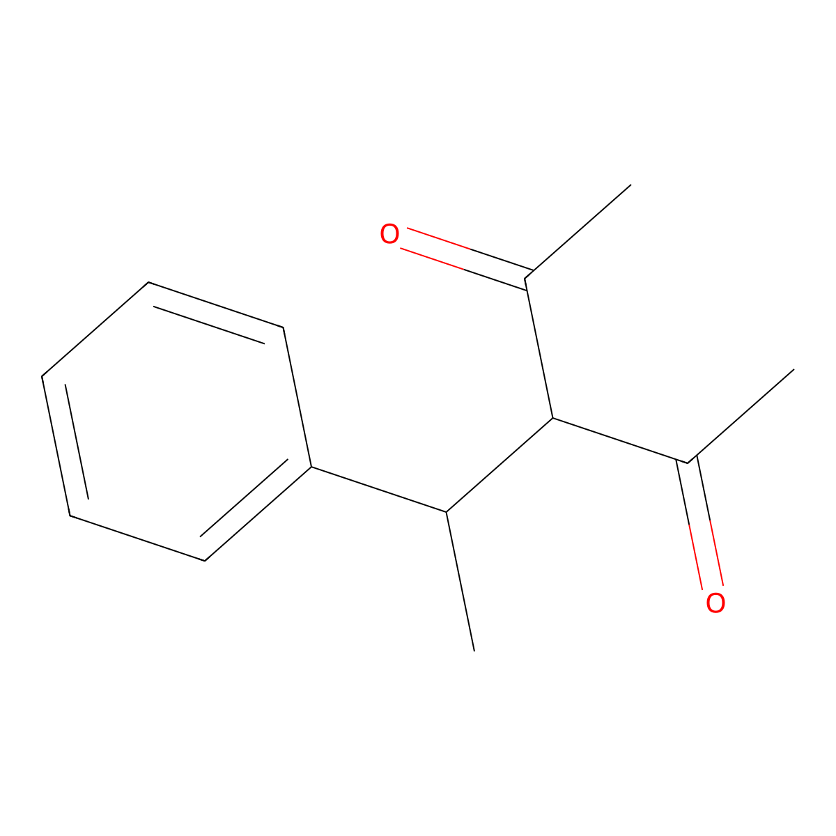 3-(1-Phenylethyl)pentane-2,4-dione molecular structure, CAS 5186-08-3