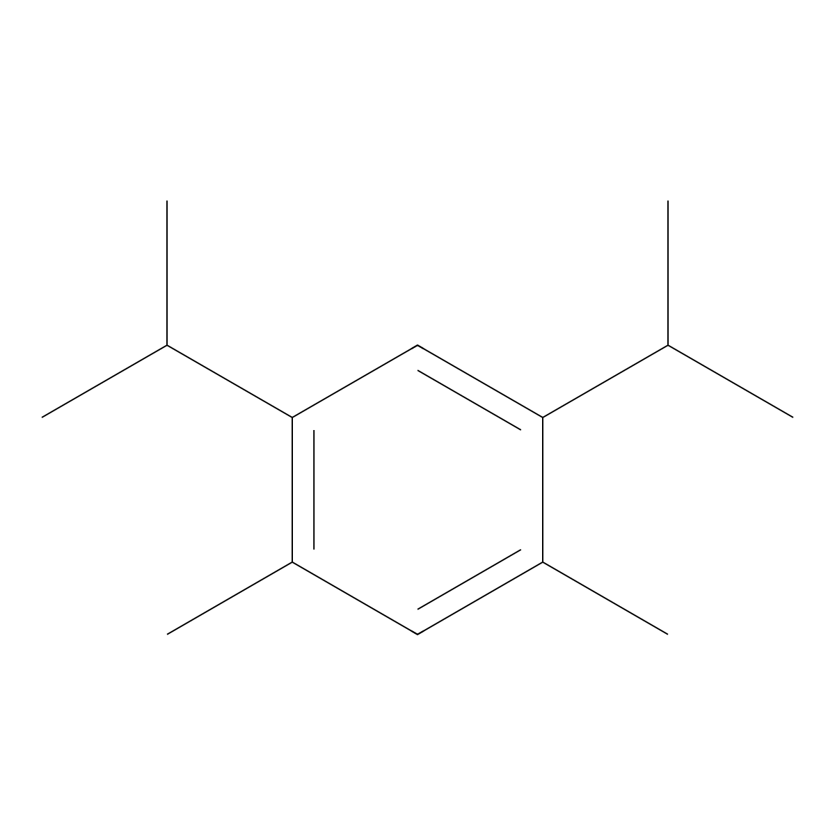 4,6-Diisopropyl-1,3-dimethylbenzene molecular structure, CAS 5186-68-5