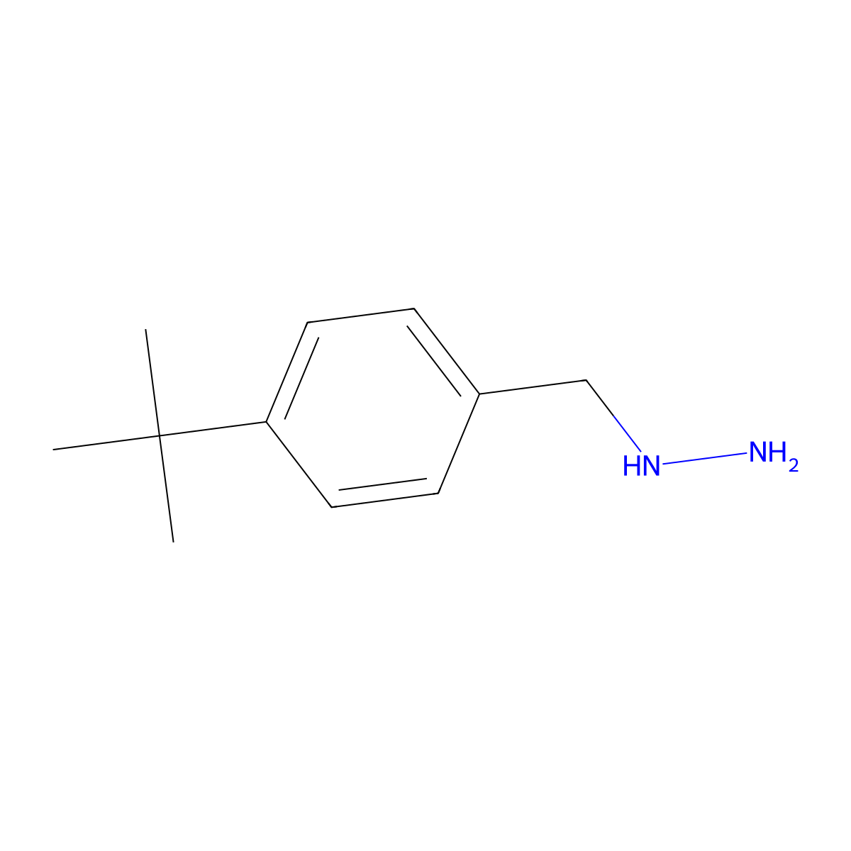 [(4-tert-Butylphenyl)methyl]hydrazine molecular structure, CAS 51860-02-7