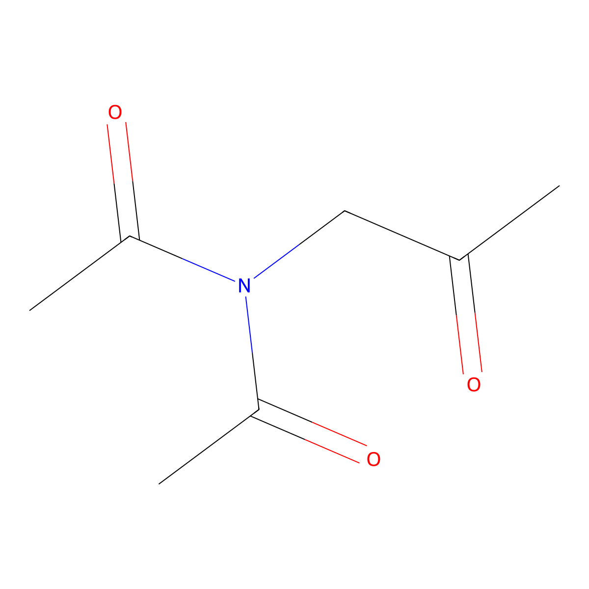 N-acetyl-N-(2-oxopropyl)acetamide molecular structure, CAS 51862-97-6