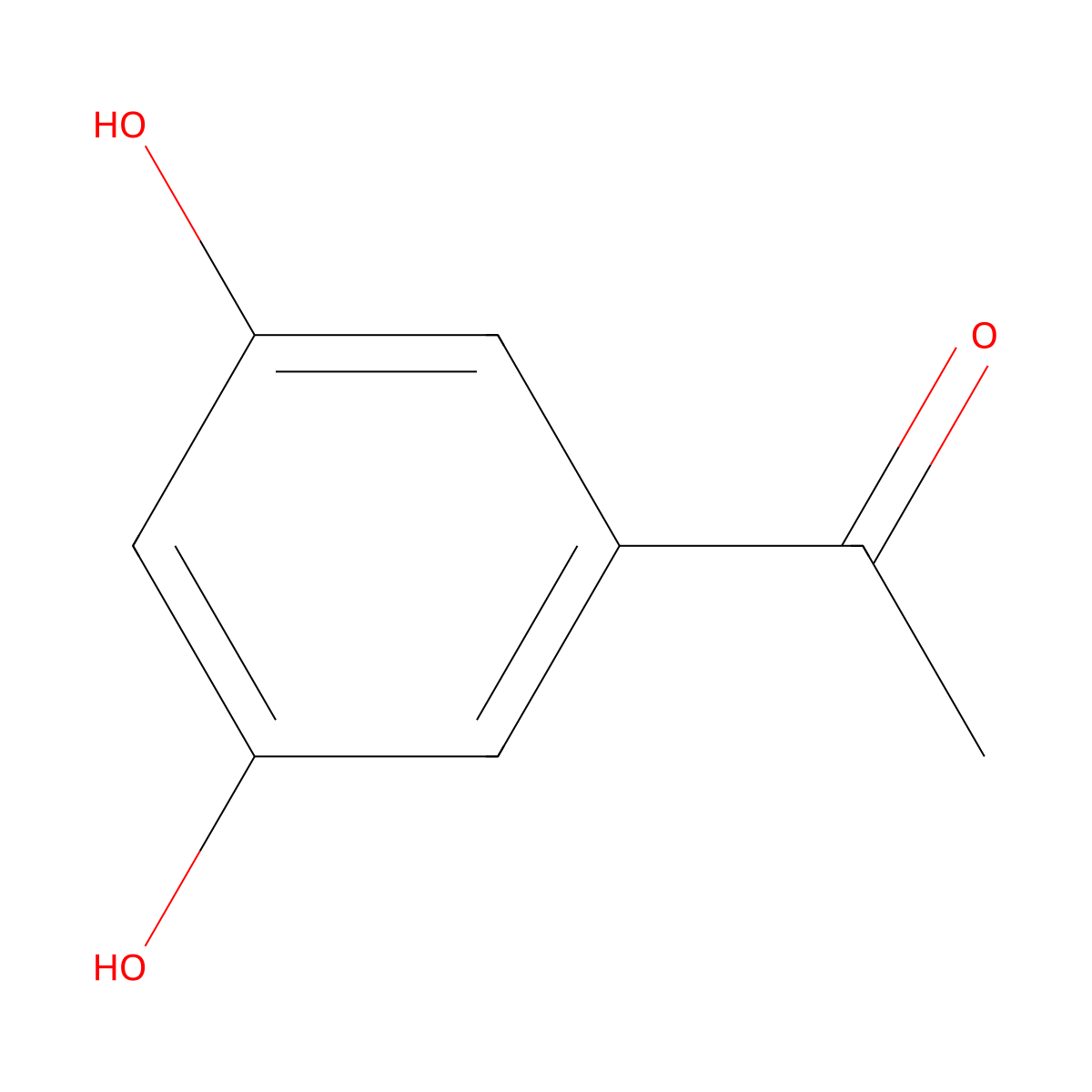 3',5'-Dihydroxyacetophenone molecular structure, CAS 51863-60-6