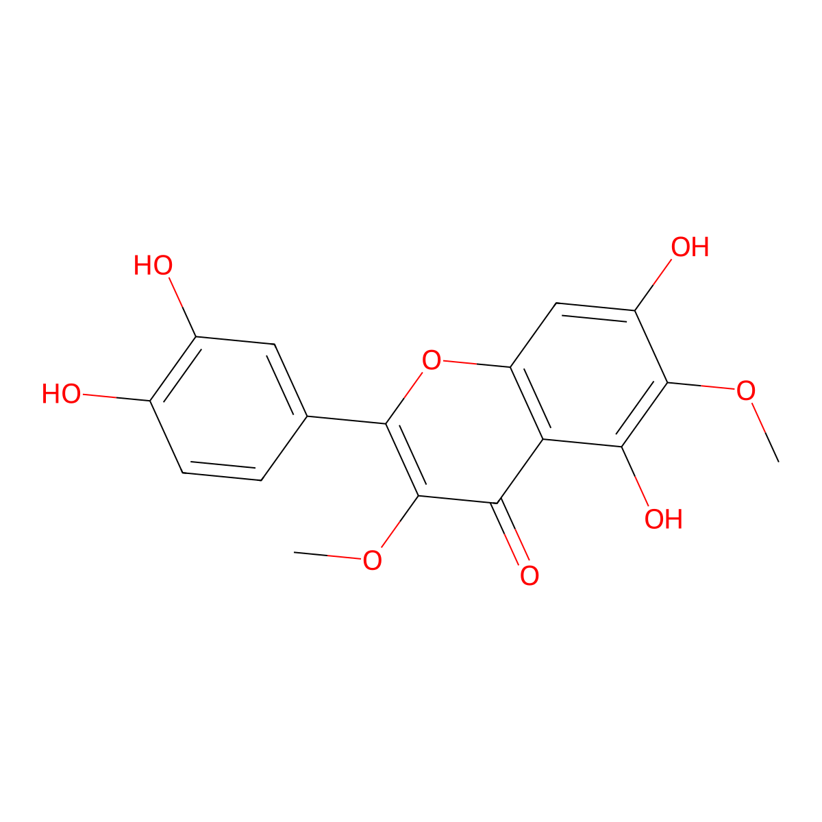 Axillarin molecular structure, CAS 5188-73-8
