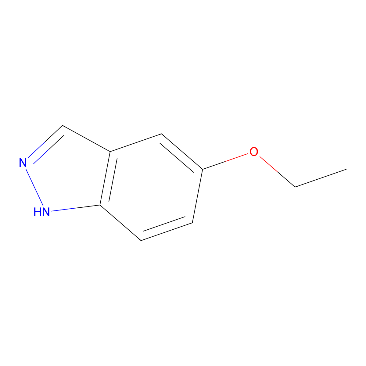 5-Ethoxy-1H-indazole molecular structure, CAS 518990-35-7