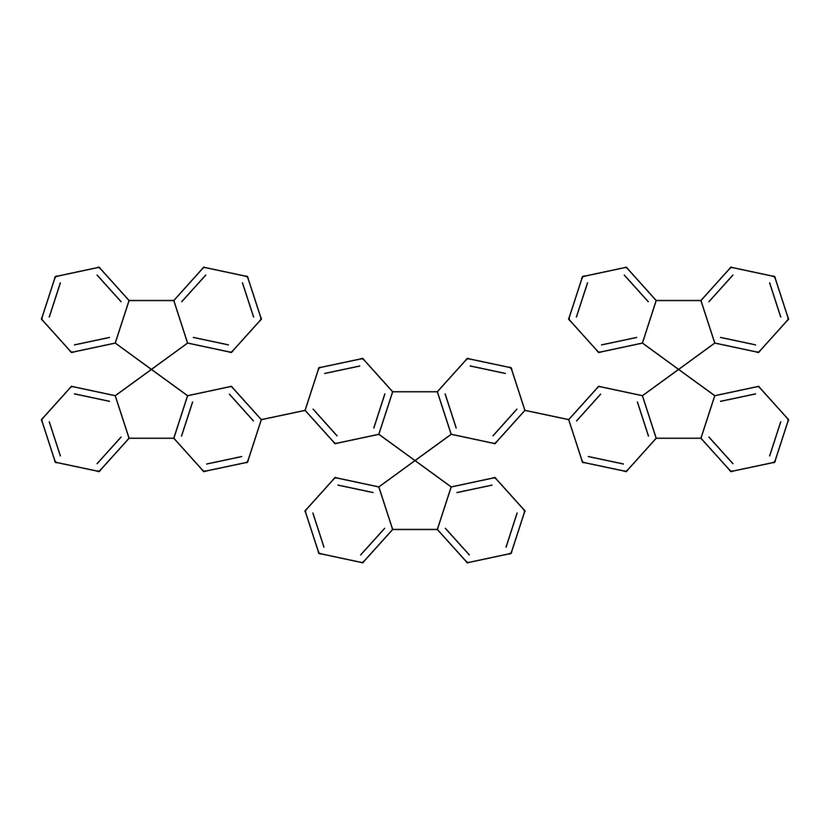 2,2'':7'',2''''-Ter-9,9'-spirobi(9H-fluorene) molecular structure, CAS 518997-91-6
