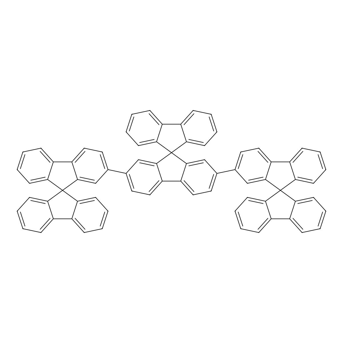 2,2'':7'',2''''-Ter-9,9'-spirobi(9H-fluorene) molecular structure, CAS 518997-91-6