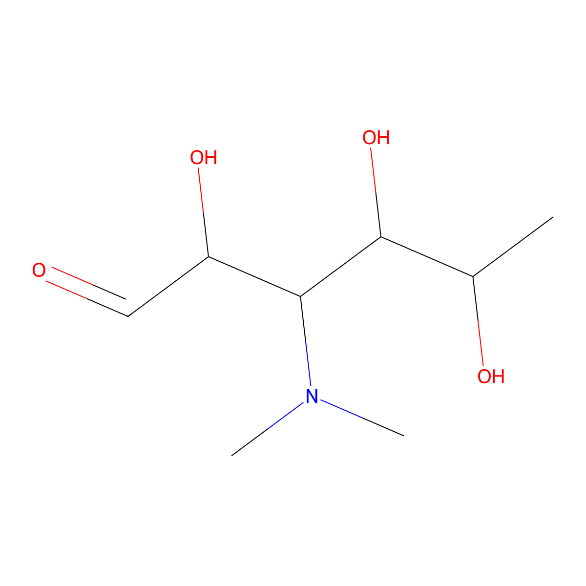 Mycaminose molecular structure, CAS 519-21-1