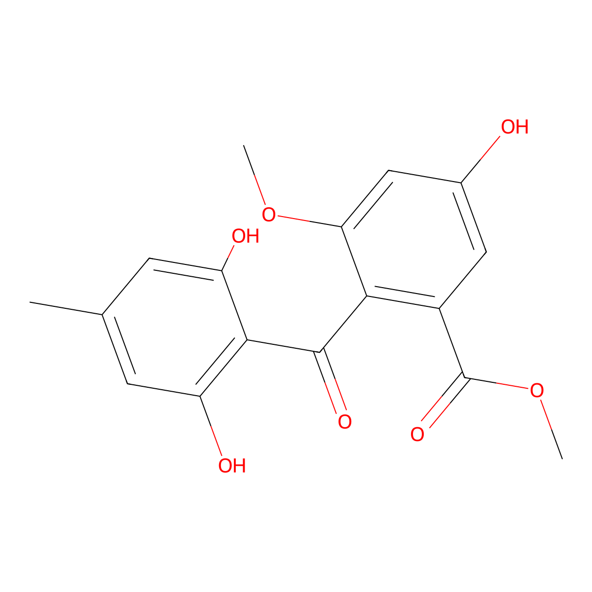 Sulochrin molecular structure, CAS 519-57-3