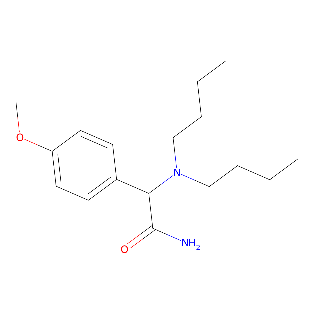 Ambucetamide molecular structure, CAS 519-88-0