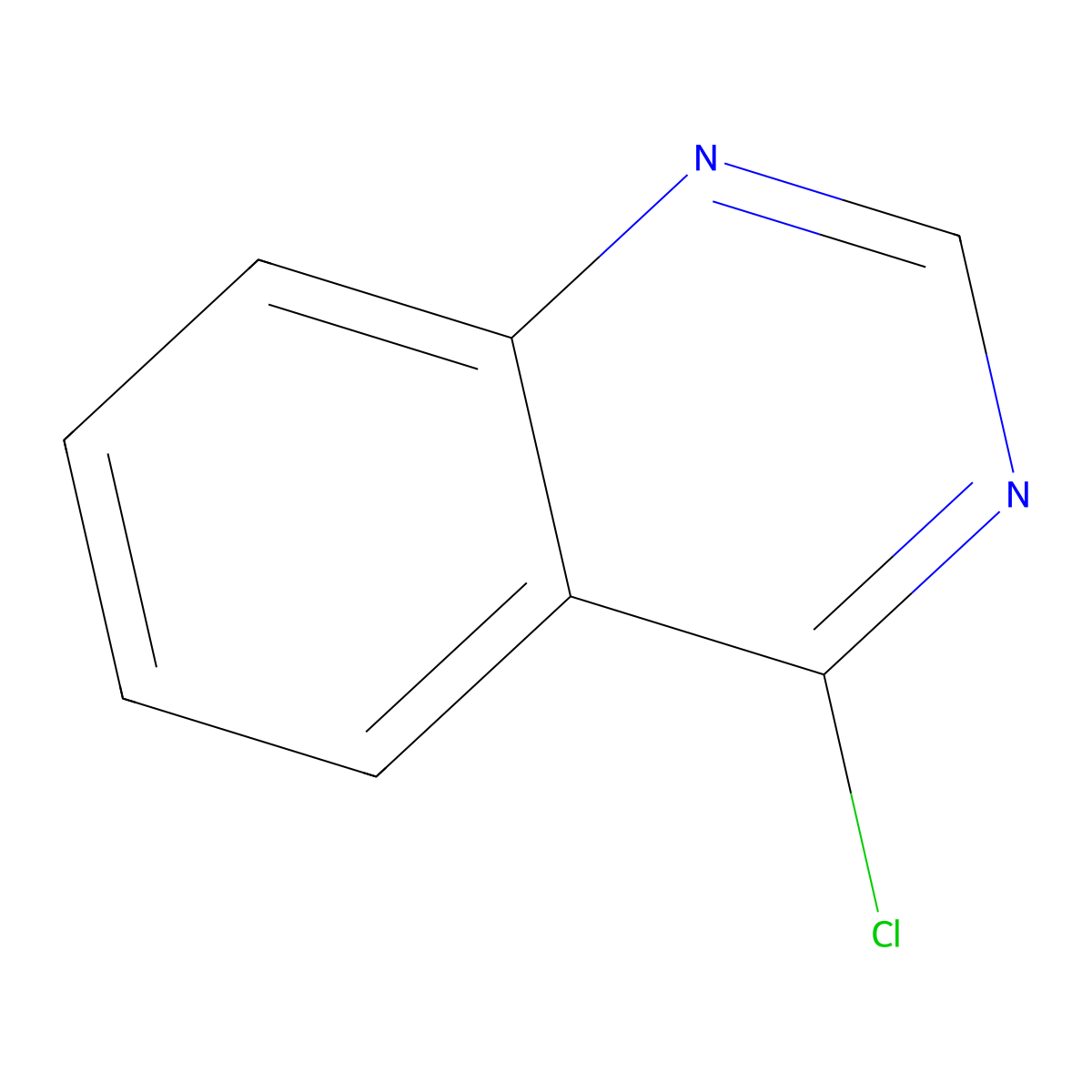 4-Chloroquinazoline molecular structure, CAS 5190-68-1
