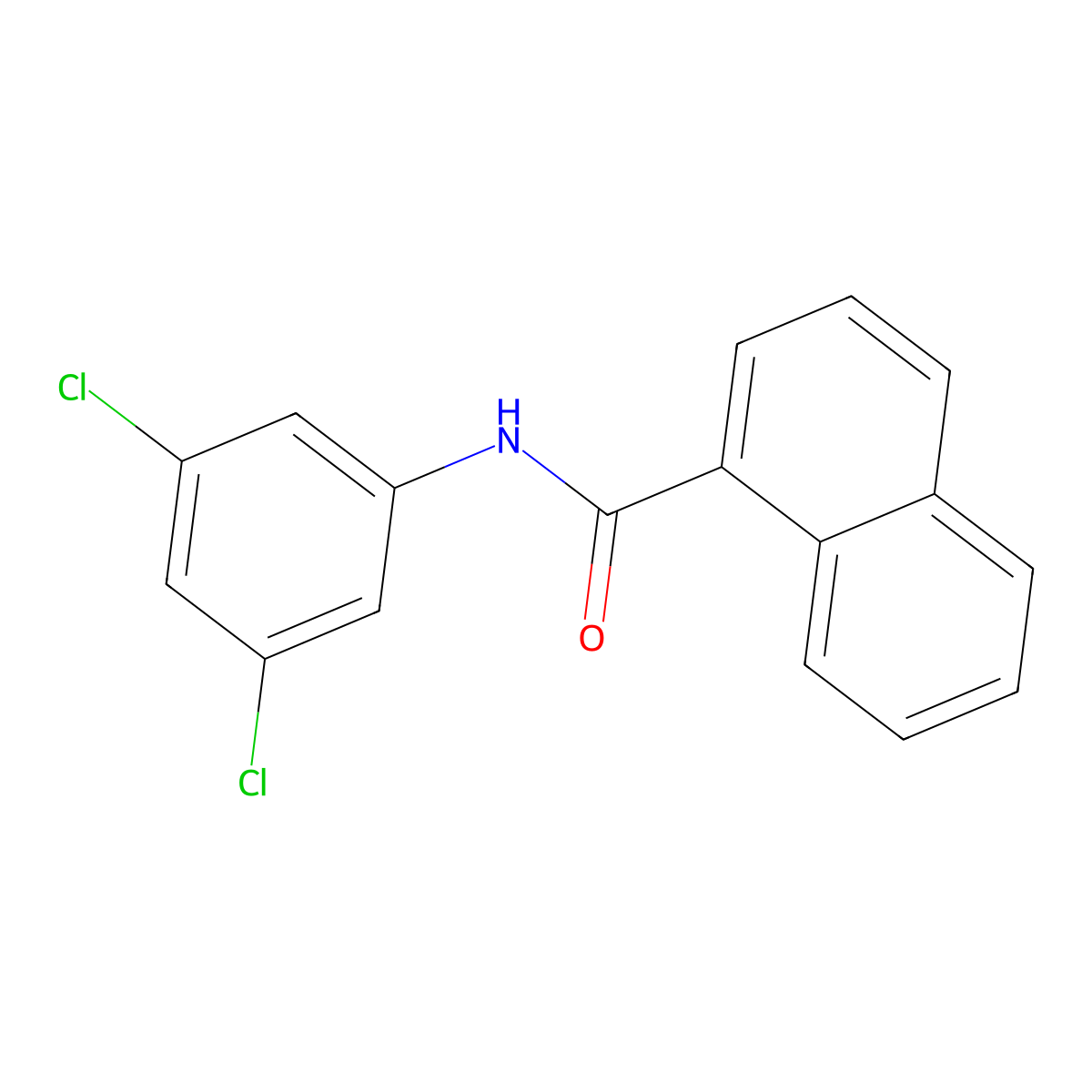 N-(3,5-Dichlorophenyl)-1-naphthamide molecular structure, CAS 519003-78-2