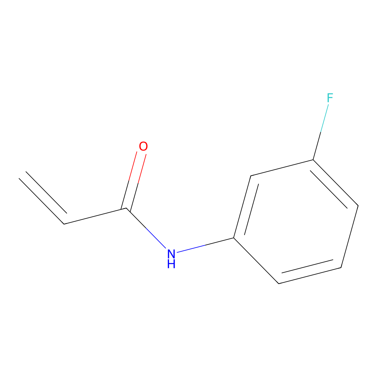 N-(3-Fluorophenyl)-2-propenamide molecular structure, CAS 519004-35-4