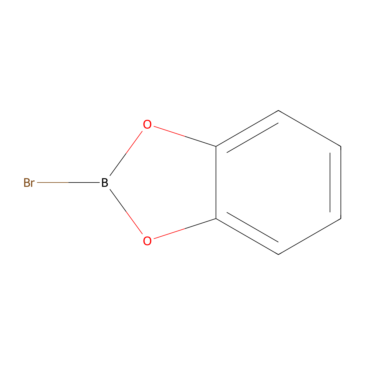 2-Bromo-1,3,2-benzodioxaborole molecular structure, CAS 51901-85-0