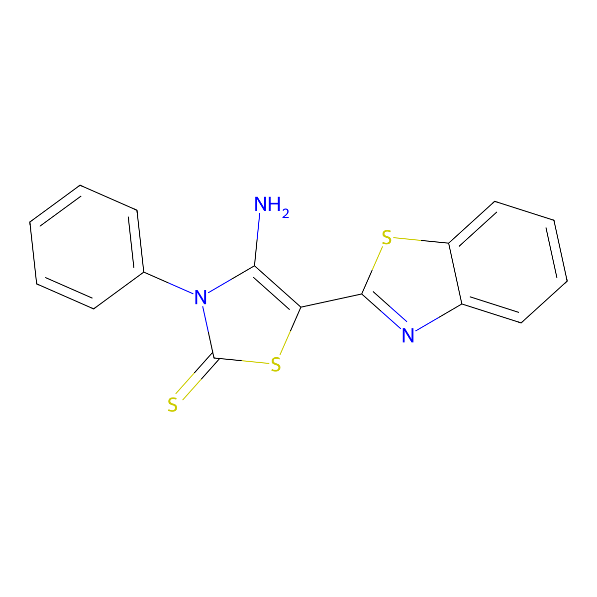 4-Amino-5-(1,3-benzothiazol-2-yl)-3-phenyl-1,3-thiazole-2-thione molecular structure, CAS 519012-95-4