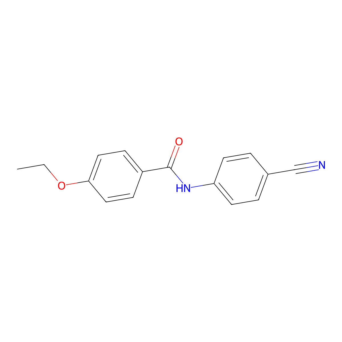 N-(4-cyanophenyl)-4-ethoxybenzamide molecular structure, CAS 519017-80-2