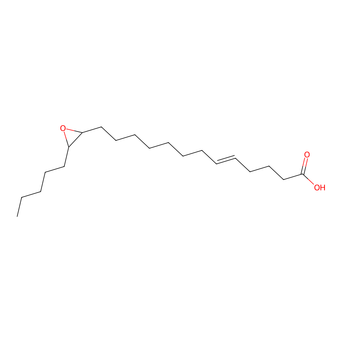(Z)-13-[(2R,3S)-3-pentyloxiran-2-yl]tridec-5-enoic acid molecular structure, CAS 519038-92-7