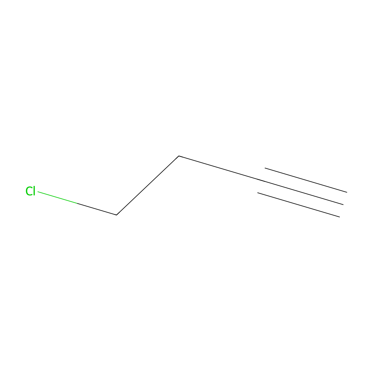 4-Chloro-1-butyne molecular structure, CAS 51908-64-6