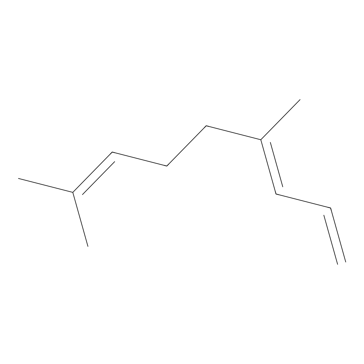 4,8-Dimethyl-1,3,7-nonatriene molecular structure, CAS 51911-82-1