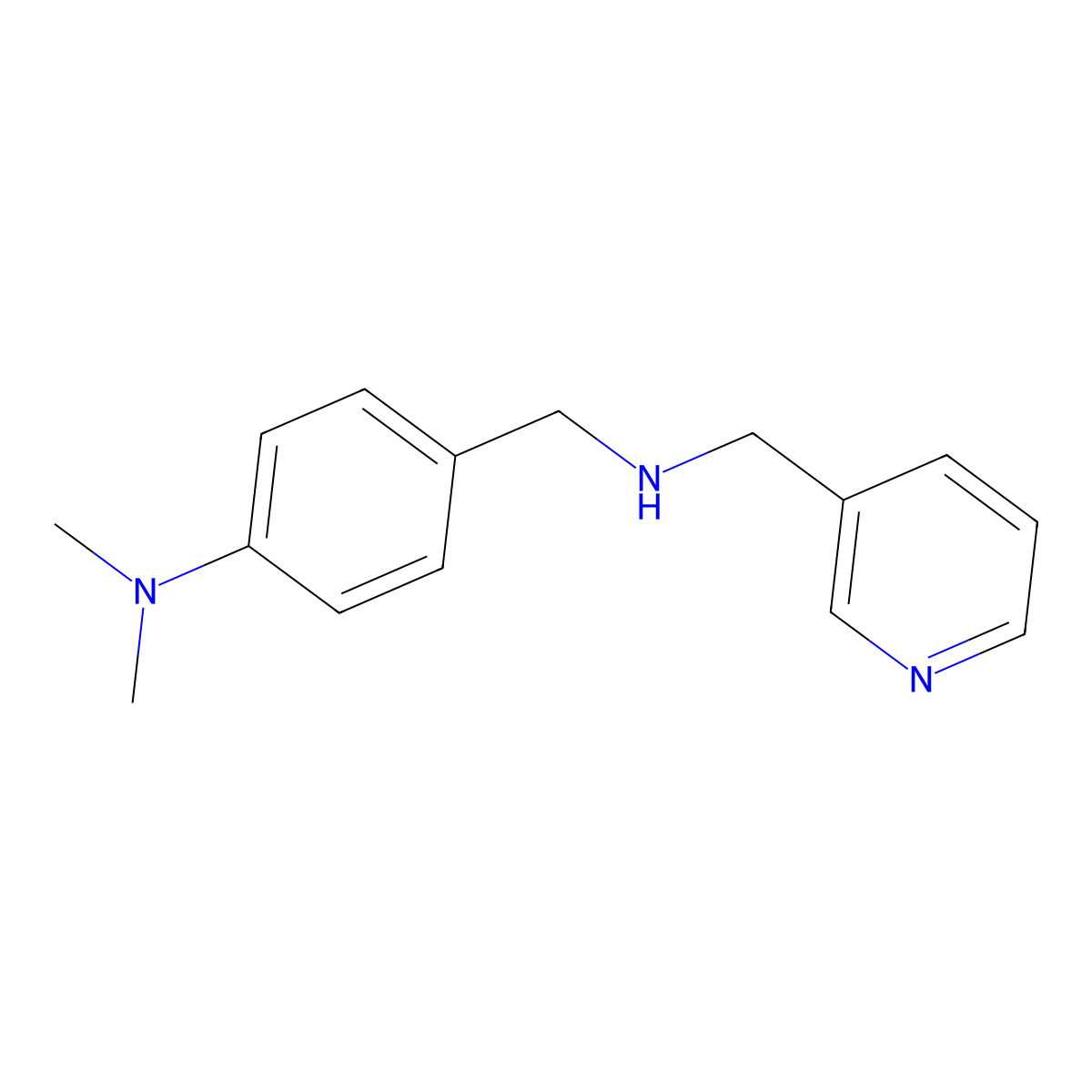 N-[4-(dimethylamino)benzyl]-N-(pyridin-3-ylmethyl)amine molecular structure, CAS 519144-62-8
