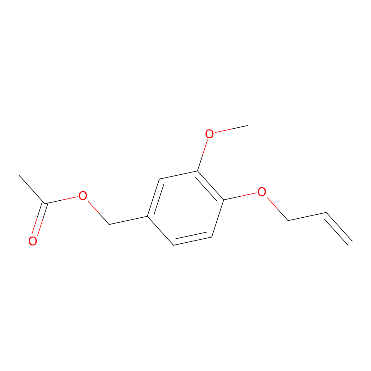 4-(Allyloxy)-3-methoxybenzyl acetate molecular structure, CAS 519168-26-4