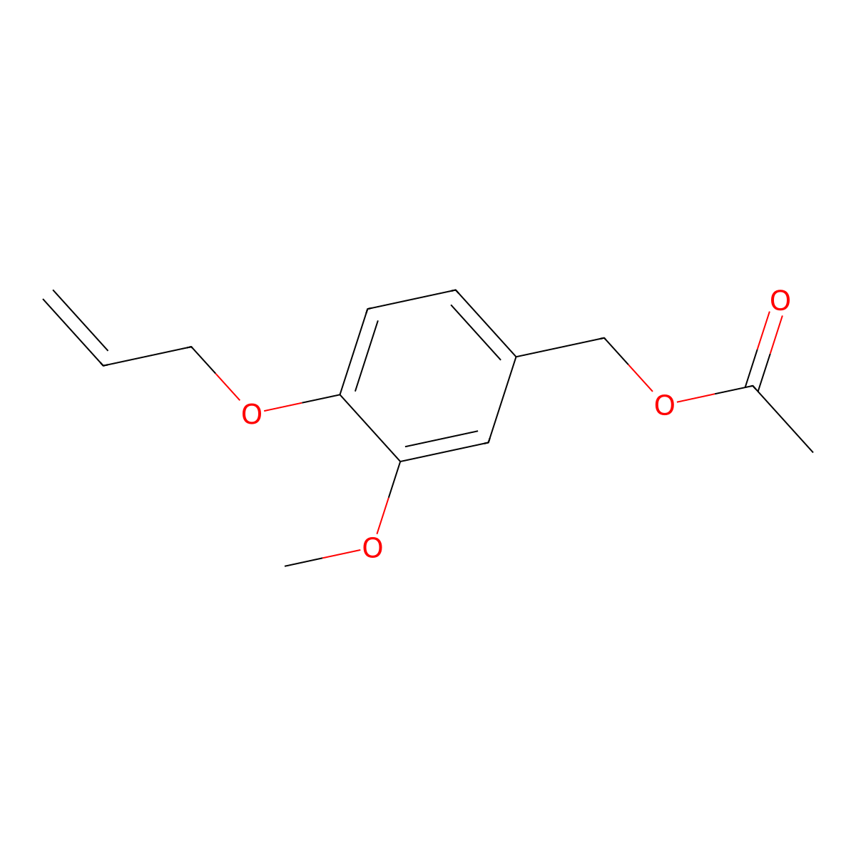 4-(Allyloxy)-3-methoxybenzyl acetate molecular structure, CAS 519168-26-4