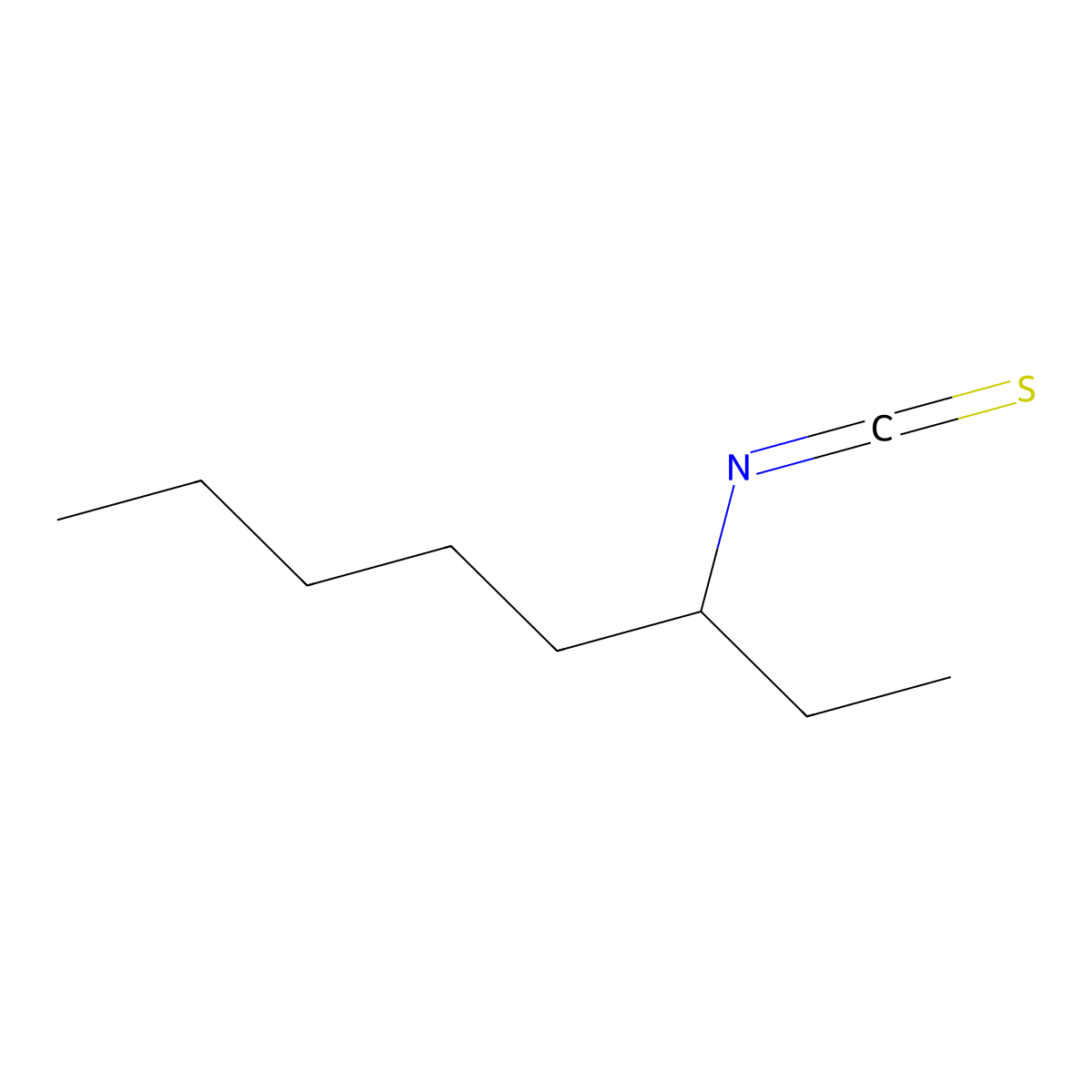3-Isothiocyanatooctane molecular structure, CAS 519169-06-3