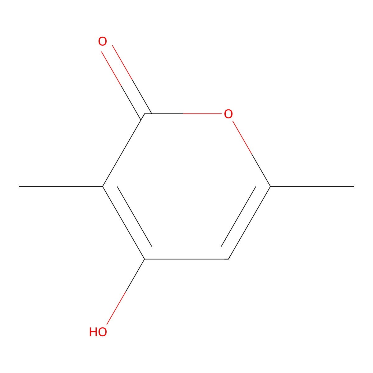4-Hydroxy-3,6-dimethyl-2H-pyran-2-one molecular structure, CAS 5192-62-1