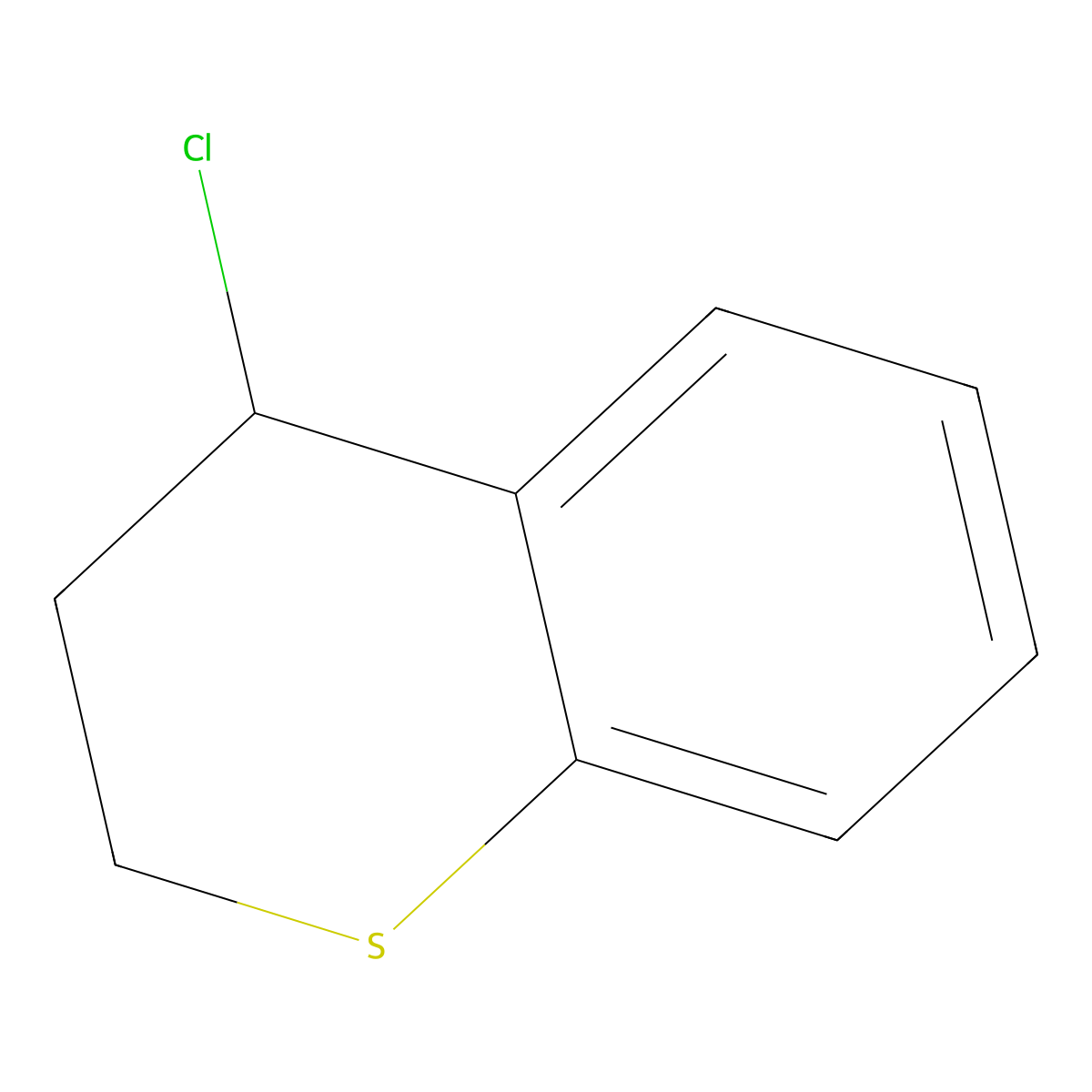 4-chloro-3,4-dihydro-2H-1-benzothiopyran molecular structure, CAS 51926-00-2