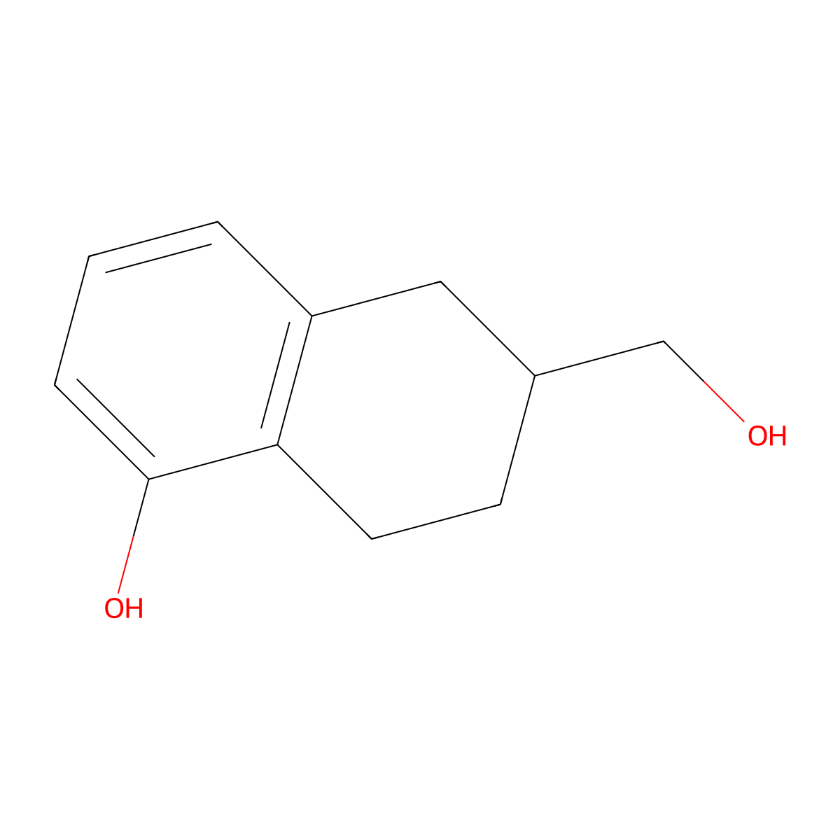 6-(Hydroxymethyl)-5,6,7,8-tetrahydronaphthalen-1-ol molecular structure, CAS 51927-73-2