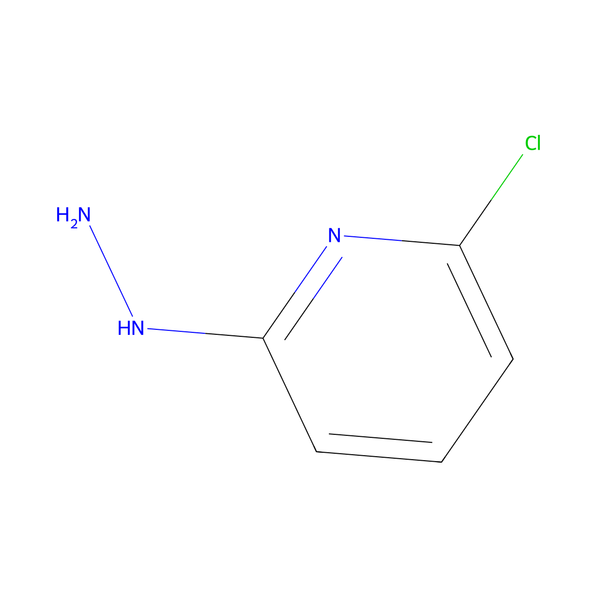 2-Chloro-6-hydrazinopyridine molecular structure, CAS 5193-03-3