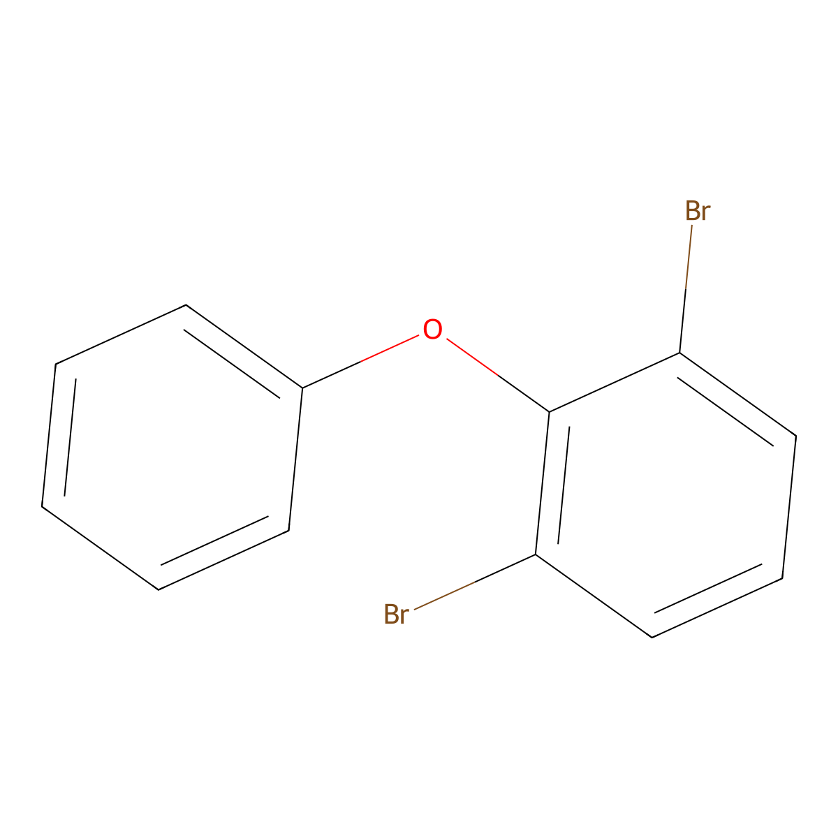 2,6-Dibromodiphenyl ether molecular structure, CAS 51930-04-2