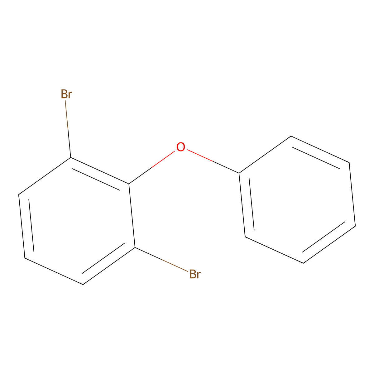 2,6-Dibromodiphenyl ether molecular structure, CAS 51930-04-2