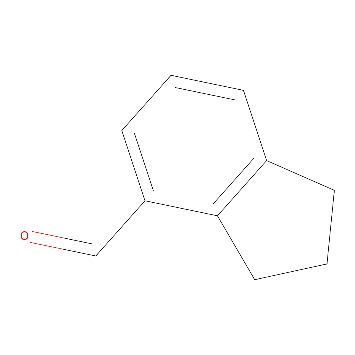 2,3-dihydro-1H-indene-4-carbaldehyde molecular structure, CAS 51932-70-8