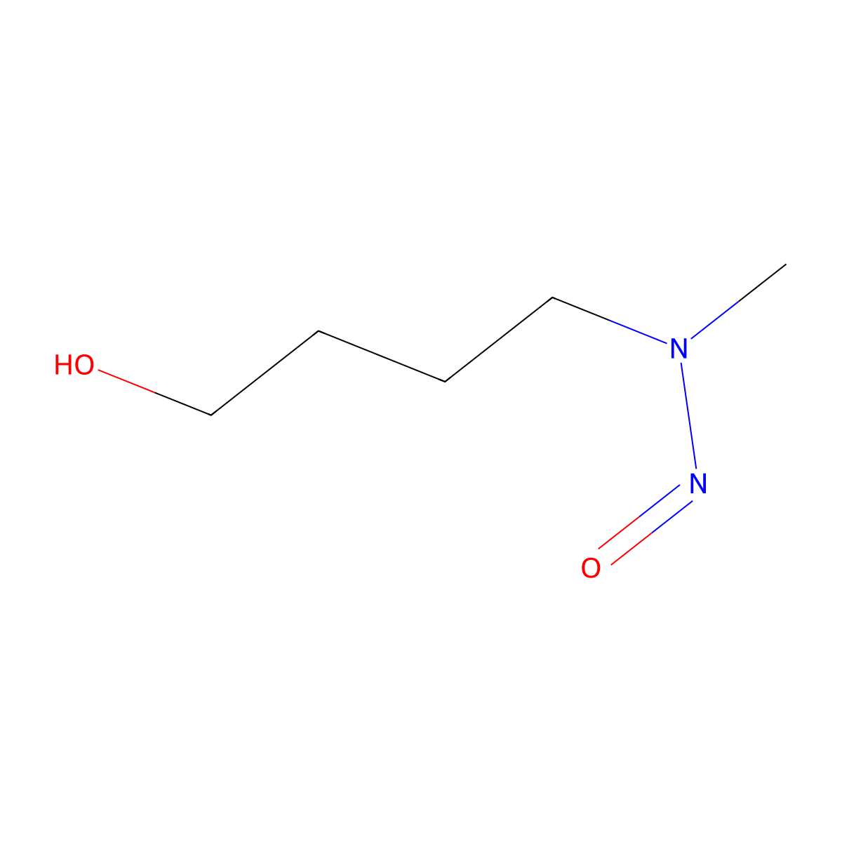 N-Methyl-N-(4-hydroxybutyl)nitrosamine molecular structure, CAS 51938-16-0