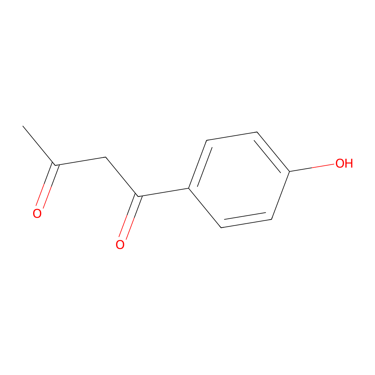 1-(4-Hydroxyphenyl)butane-1,3-dione molecular structure, CAS 51944-08-2