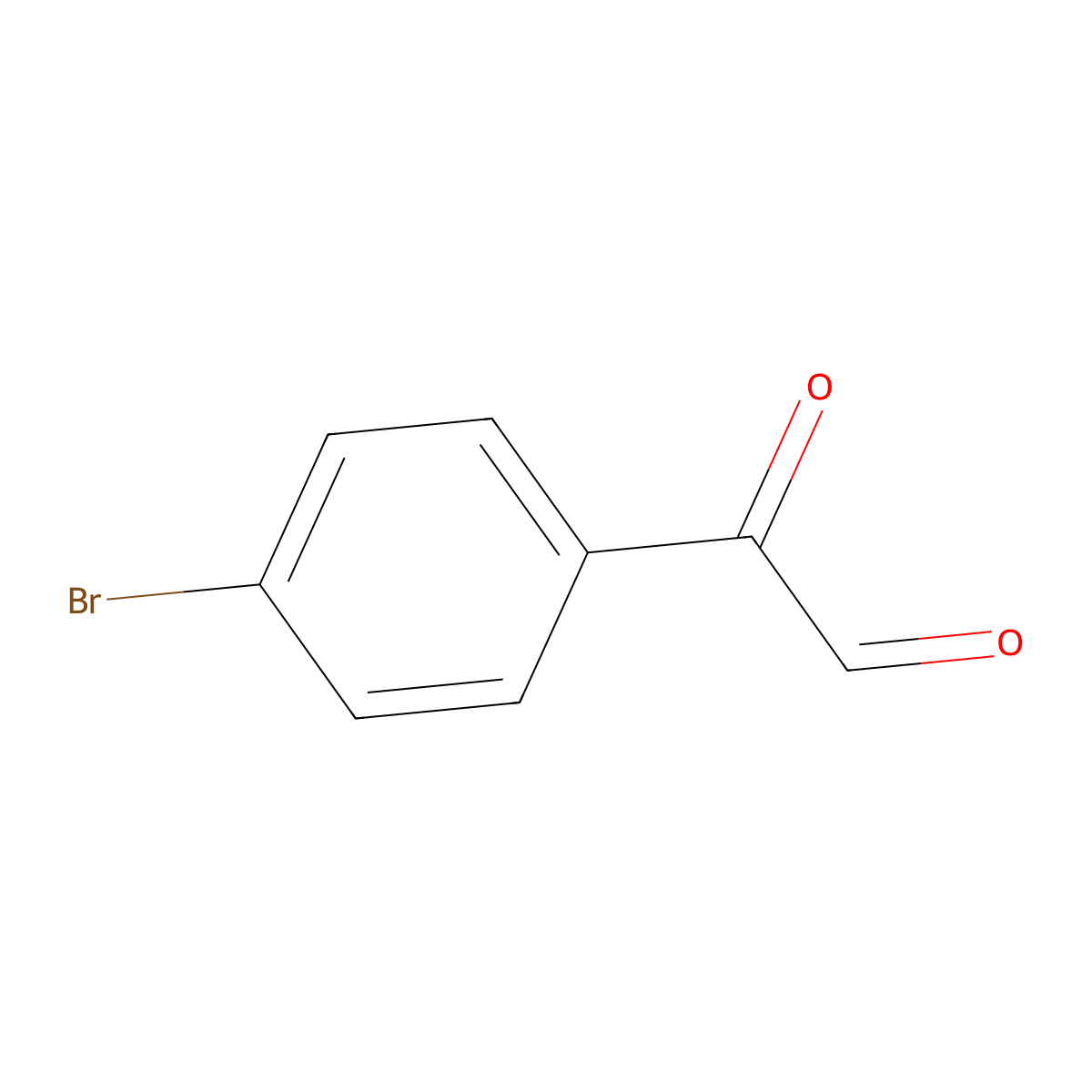 2-(4-Bromophenyl)-2-oxoacetaldehyde molecular structure, CAS 5195-29-9