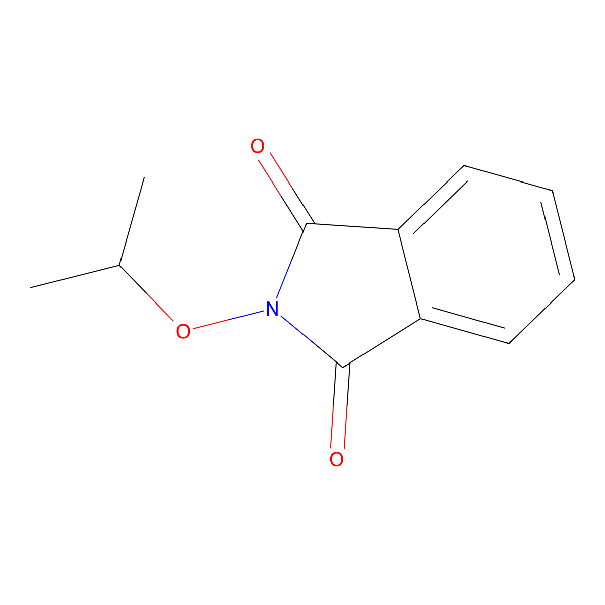 2-(1-Methylethoxy)-1H-isoindole-1,3(2H)-dione molecular structure, CAS 51951-27-0