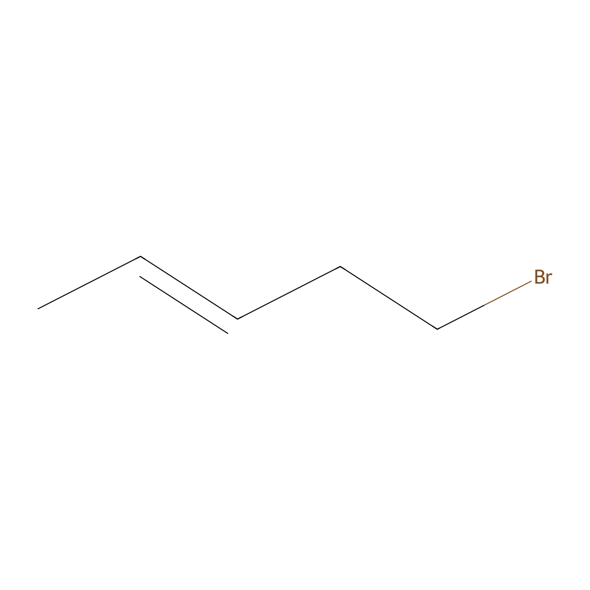 5-Bromopent-2-ene molecular structure, CAS 51952-42-2