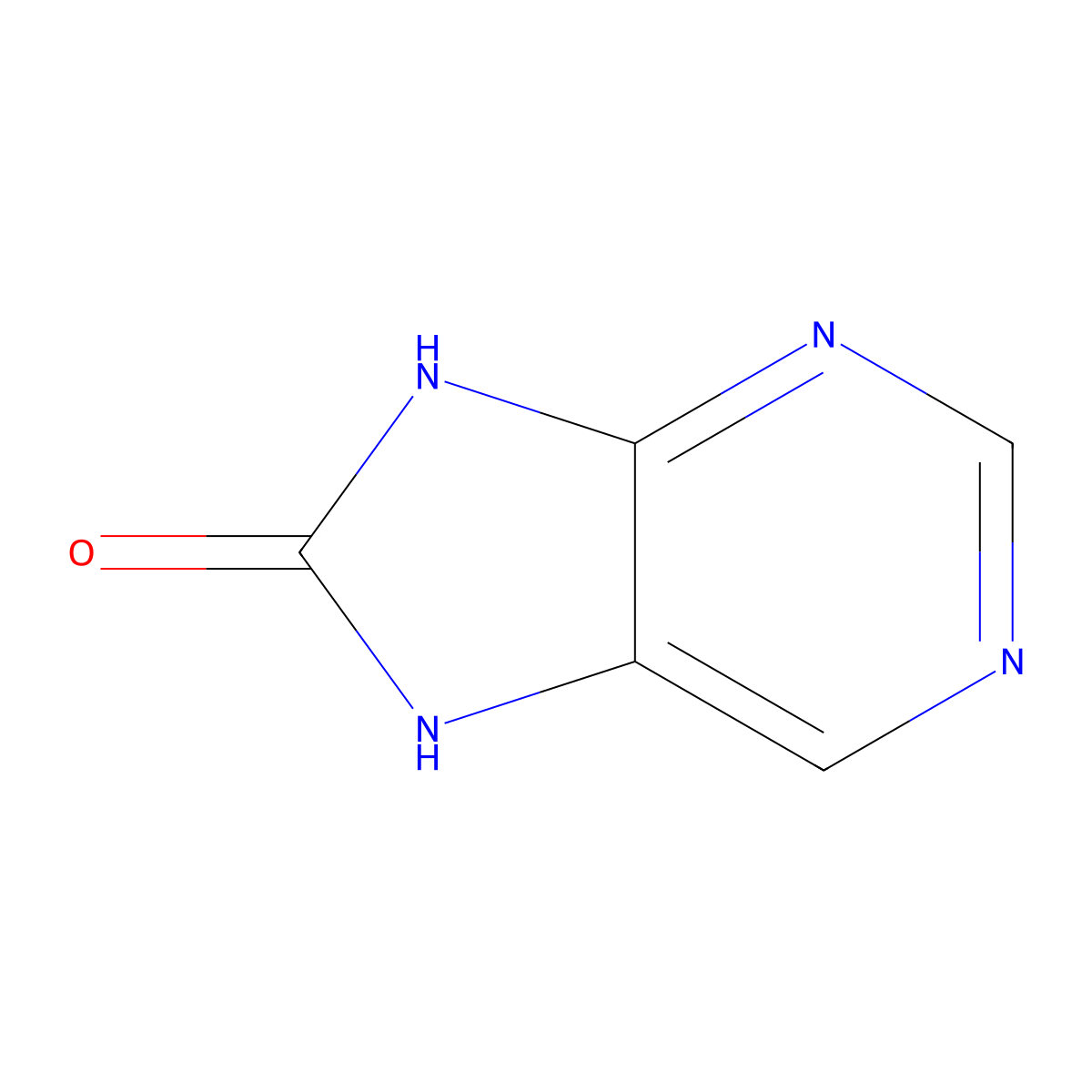 7H-Purin-8-ol molecular structure, CAS 51953-05-0
